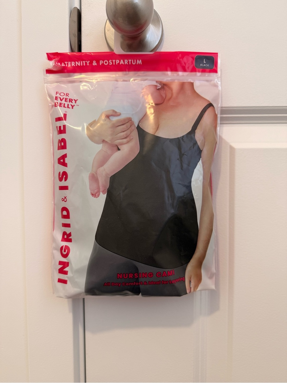 Ingrid & Isabel Black Nursing Cami - Maternity & Postpartum Tank